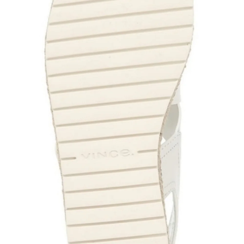 VINCE White Leather Sandals - Picture 7 of 11